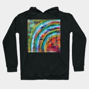 Sacred Heart Bridge - an activated Inner Power Painting Hoodie